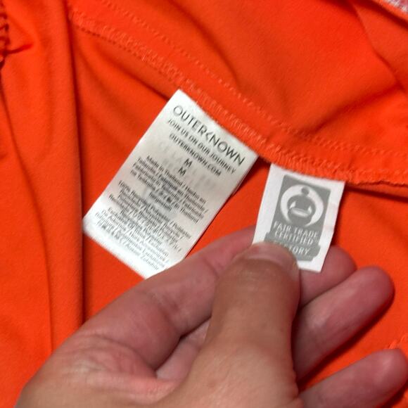 Outerknown Nomadic Volley Shorts Orange Size M NWT 1810032 - Picture 6 of 7